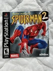 Spider-Man 2 PS1 Play Station Manual ONLY No Game, Disc  Or Case Black Label
