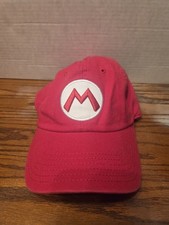 Nintendo Super Mario Bros Snap Back youth osfm Red Adjustable Hat Cap 2023