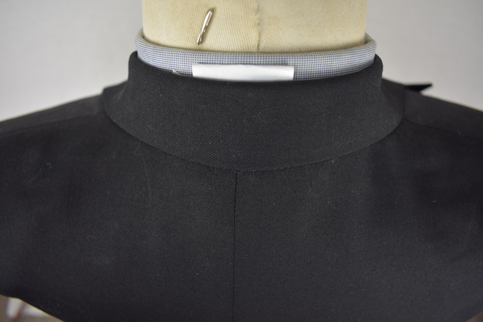 Mani Solid Black 100% Wool Double Breasted Blazer… - image 6