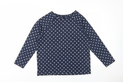 Blaues Jersey-Damen-T-Shirt Größe 14 von Marks and Spencer