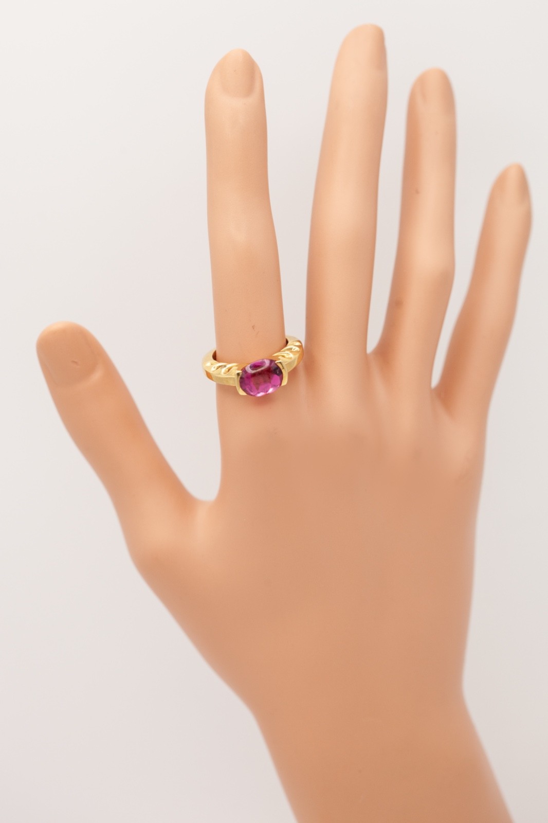 Kurt Wayne 18K Yellow Gold Pink Tourmaline Ring(2… - image 11