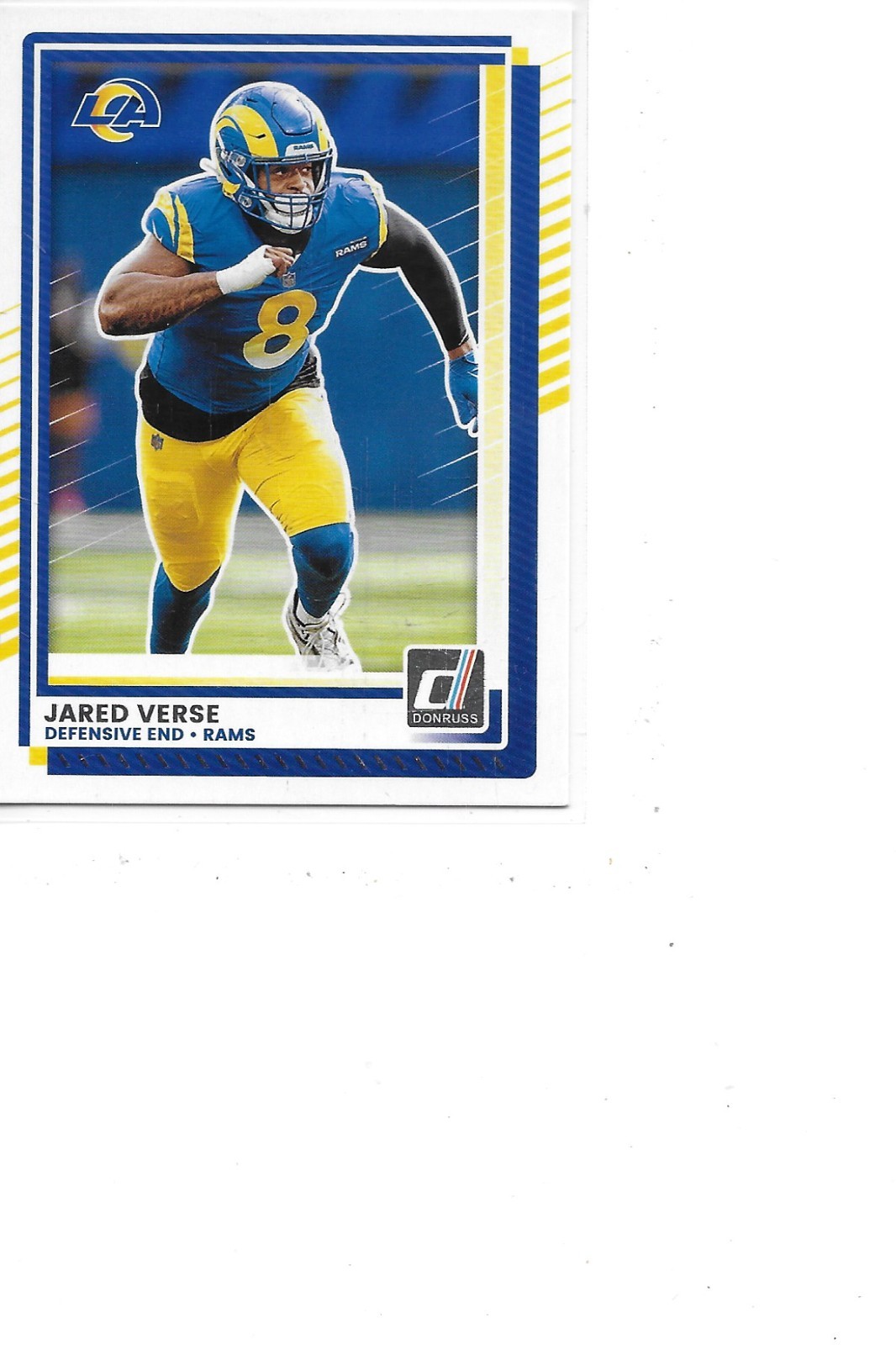 2025 Donruss Jared Verse Los Angeles Rams Football Card #120