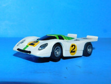 HO SLOT CAR AFX PORSCHE 917 WHITE AND GREEN 2 TESTED RUN ST5