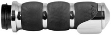 Avon Grips AIR-90-BOSS Air Cushioned Grips with Throttle Boss - Chrome