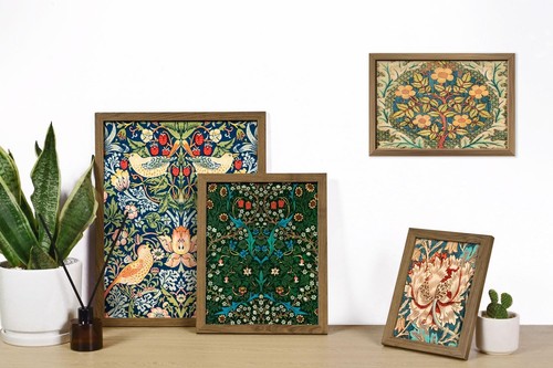 Charming William Morris 16 PCS Wall Art Decor - Perfect Gift for All Occasions - Picture 7 of 9