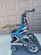 NEW 4,158 Convaid Rodeo Size 12 UPGRADED MOBILITY STROLLER pediatric Blue Tilt