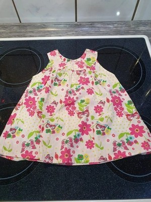 Buntes ärmelloses ''blumen'' kleid - Gr.62 - H&M - neuwertig