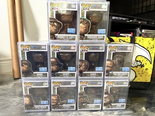 One Piece Bronze Statue Funko Complete Preorder Set Rare (Great Investment)