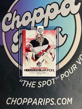 2024-25 UD SP Authentic Isaac Poulter Future Watch Limited Red Rookie #192