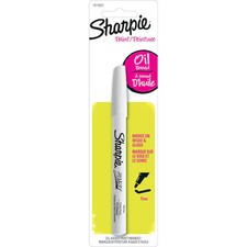 Sharpie 1873937 Liquid Paint Marker, White, Metal