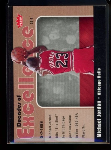 2007-08 Fleer #3 Michael Jordan Decades of Excellence