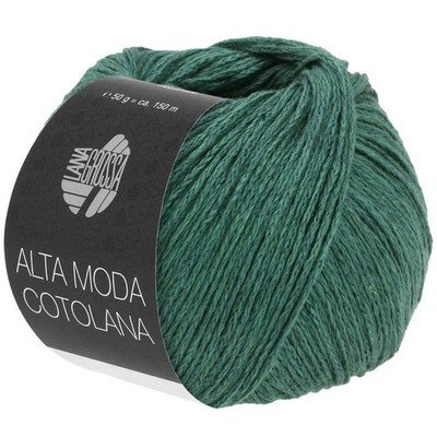Wolle Kreativ! Lana Grossa - Alta Moda Cotolana - Fb. 36 dunkelgrün