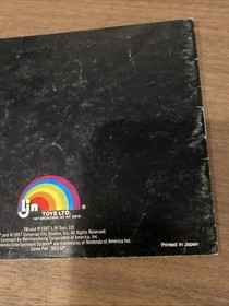JAWS ORIGINAL INSTRUCTION MANUAL GAME BOOK NINTENDO NES HQ