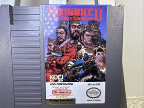 Nintendo NES Game Romance of the Three Kingdoms 2 Authentic Cart Tested & Works