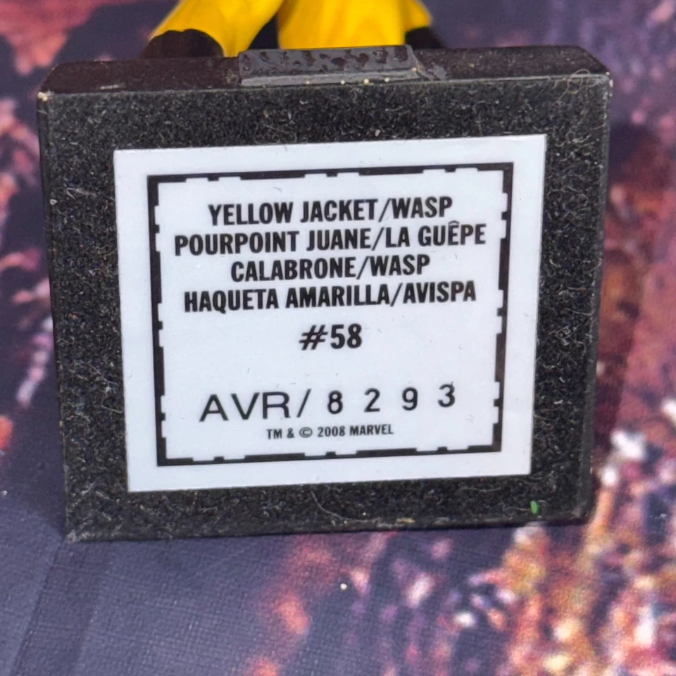 Eaglemoss Marvel Yellow Jacket Wasp #58 Die-Cast Collectible Statue READ - Image 3 of 4