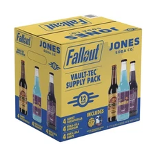 🔥Fallout x Jones Soda Co - Vault-Tec Supply Pack, 12 fl oz, 12-pack SHIPS ASAP