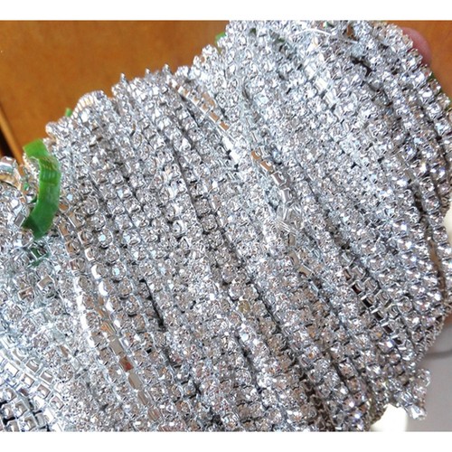 2 Pack Crystal Claw Chain Rhinestones Trimming for Jewelry Making - Bild 6 von 12