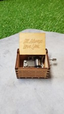 Wh Wooden Music Box. Houston I will always love you - Customizable