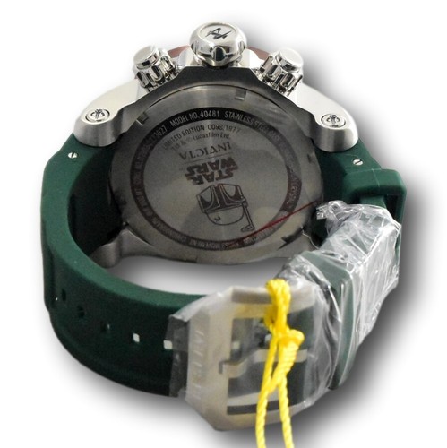 Invicta Star Wars Boba Fett Men's 52mm Limited Edition Chrono Watch 40481 - Picture 10 of 17