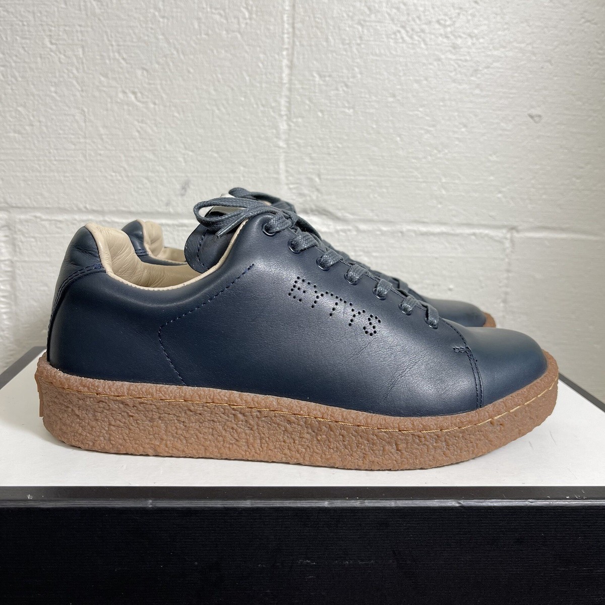 Eytys Ace Mens Fashion Casual Sneaker Leather Green Gum Lace Eytys Ace Mens Fashion Casual Sneaker Leather Green Gum Lace