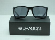 DRAGON MELEE SUNGLASSES SHINY BLACK SMOKE LENS 40722-001