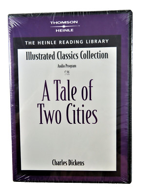A Tale Of Two Cities Audio CD Book Heinle Reading Library Charles Dickens New