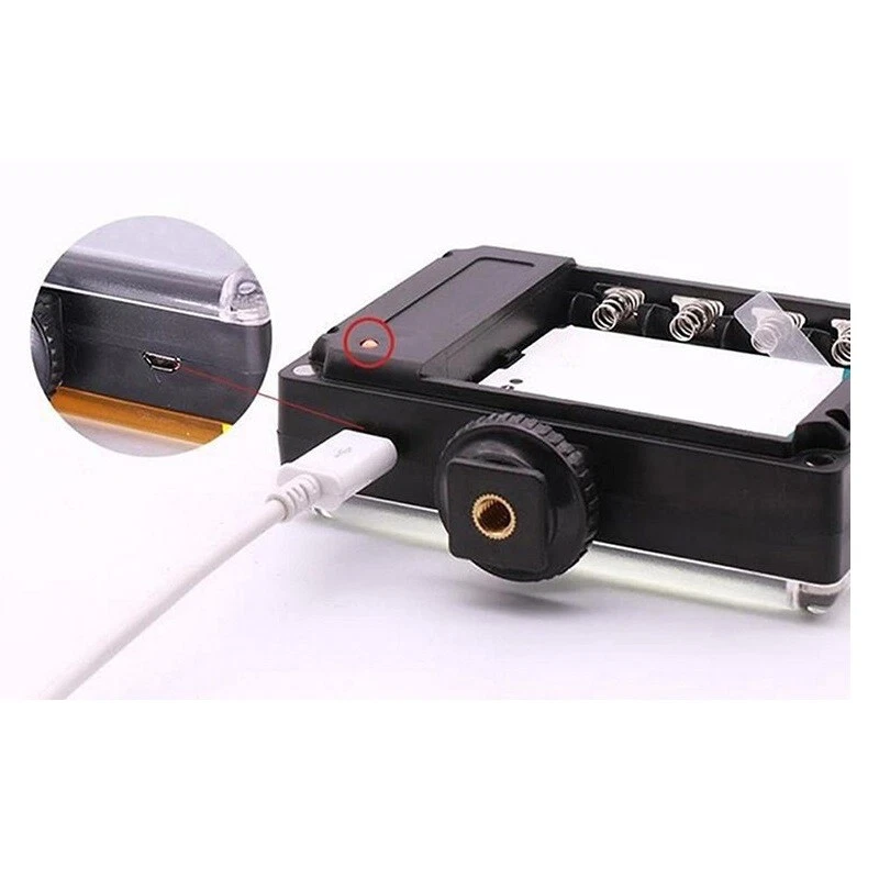 LED Light Camera Smartphone Handheld Film Making Video Rig Phone DSLR Dimmable - Image 2 of 4