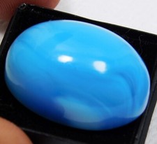 Natural 45.55 CT Turquoise Sleeping Beauty Oval Cabochon Cut Loose Gemstone