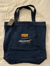 Levi's x McLaren Racing Denim Jeans Tote Bag Exclusive Special Edition NEW W/Tag