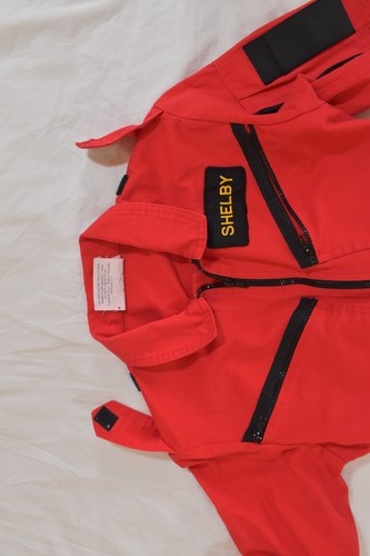 Flight Line by Morningstar Women's Red Flightsuit Size L (8-10) MADE IN USA - Picture 13 of 21