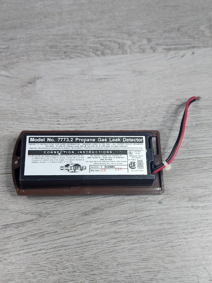 RV Camper LP Gas Leak Detector CCI Controls 7773.2 Pre Tell 26 eBay