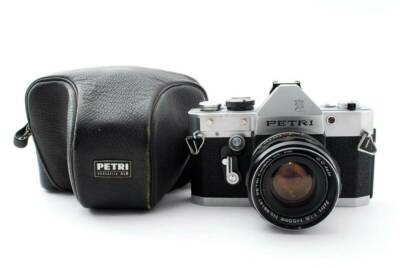 Vintage Petri V6 II Film SLR / Petri C.C Auto 55mmf1.8 FROM JAPAN EXCELLEN