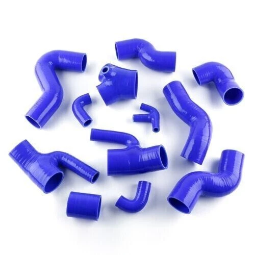 Silicone Radiator Intake Pipe Kit Fit Audi S4 RS4 A6 B5 C5 2.7L Bi-Turbo 97-2001 Foto 2 de 4