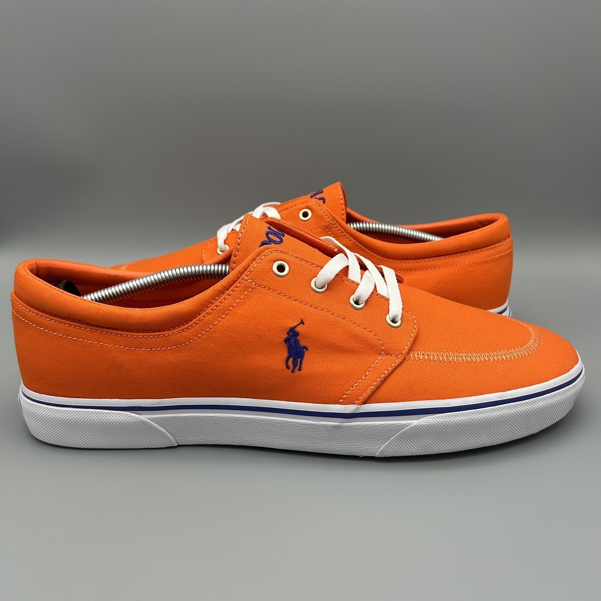 Polo Ralph Lauren Faxon X Low Top Shoes Orange Men display picture 3