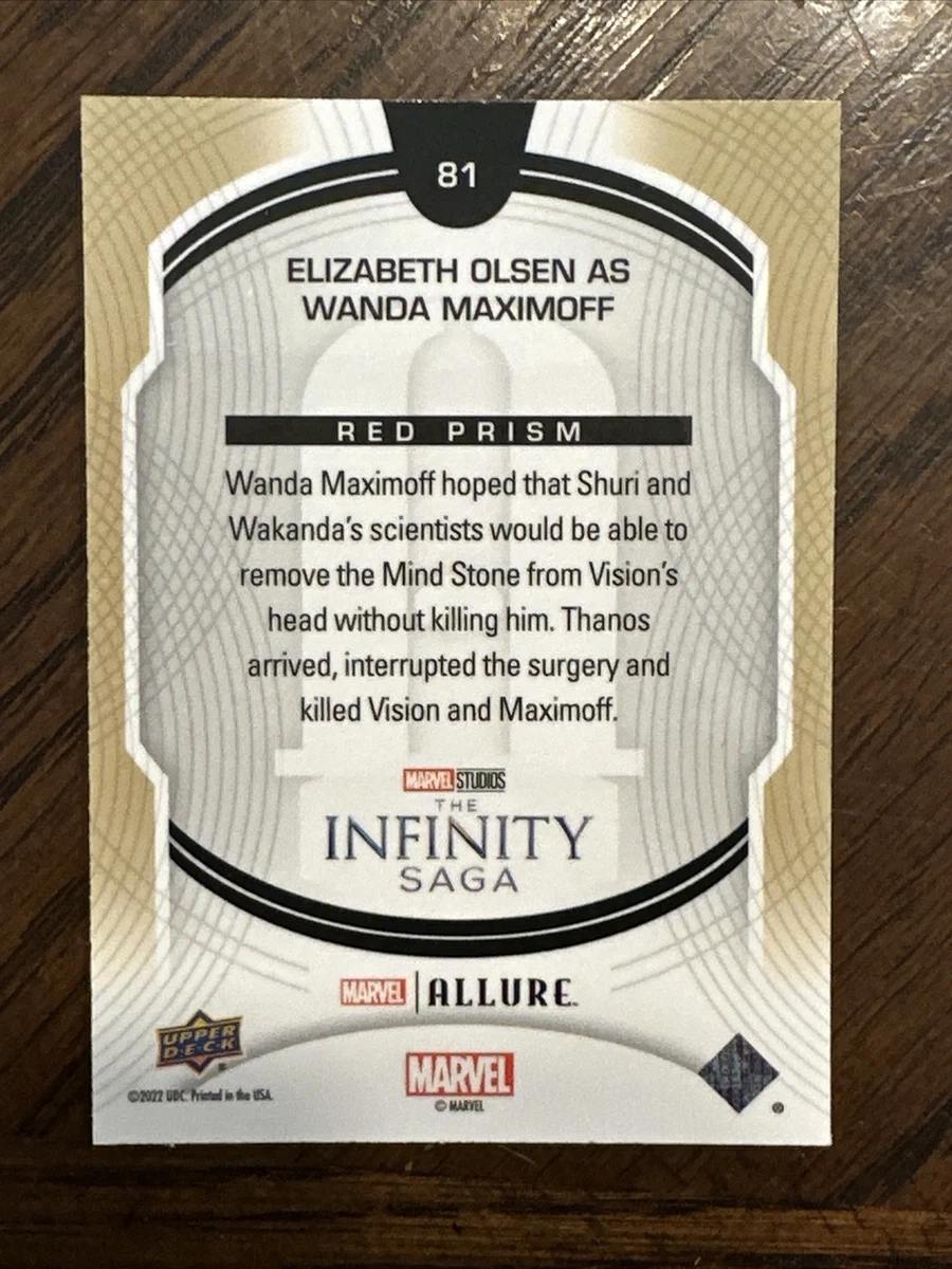 正規商品販売店 UpperDeck marvel Elizabeth Olsen ワンダ サイン