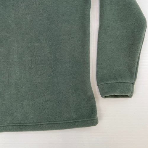 Columbia Jacket Girl Large Youth Full Zip Fleece Green Pocket Logo Run Core No - Picture 10 of 12
