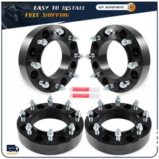4X 2 Inch 8x8 Wheel Spacers 8 Lug For Bobcat Case CAT Skid Steer Loader 9/16"
