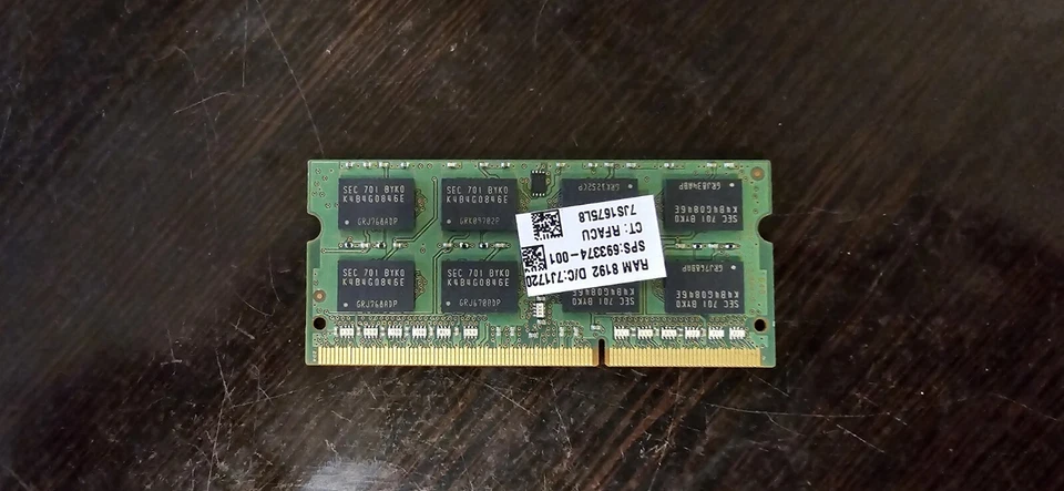 16 GB, Set Of 2 Samsung PC3-12800 8GB DDR3 1600 MHz PC3-12800 DDR3 Memory B1 - Image 2 of 2