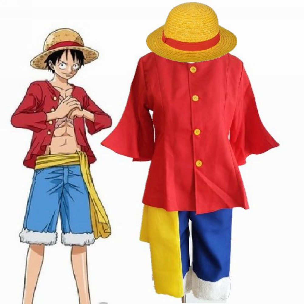 ONE PIECE 2nd generation Monkey D Luffy ONE Cosplay Costume After 2 years  size L