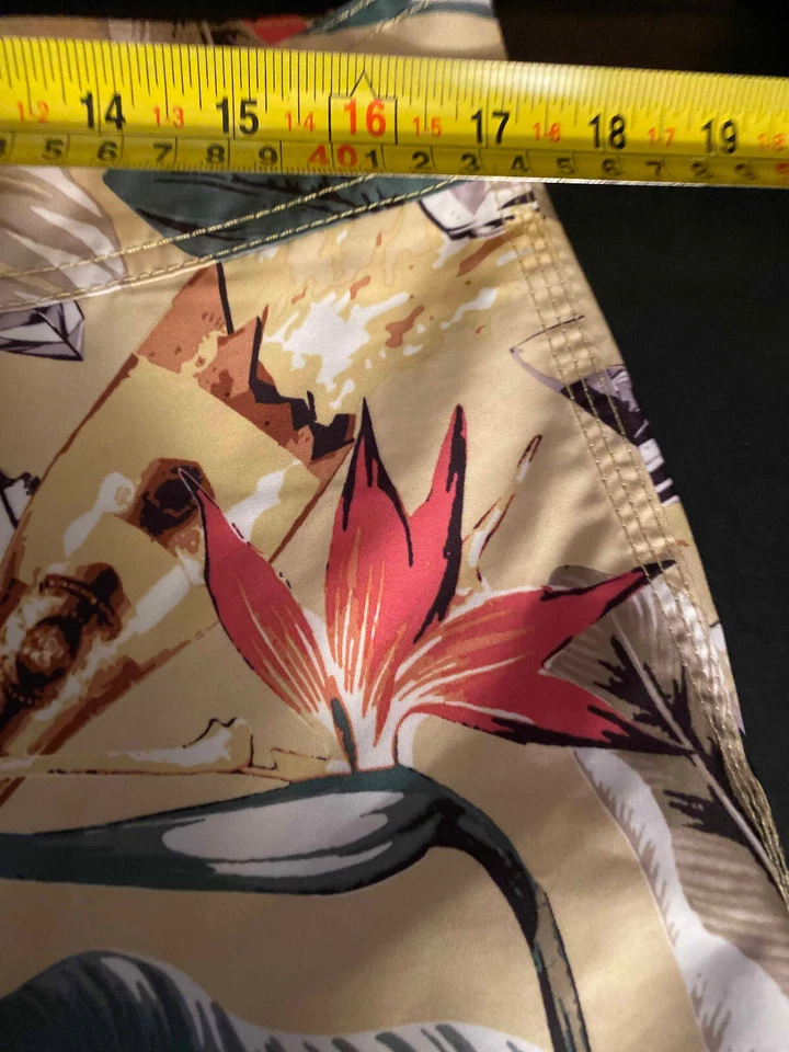 Bañador Circa Beach Board Shorts Floral AOP Para Hombre 32 10" Foto 4 de 4