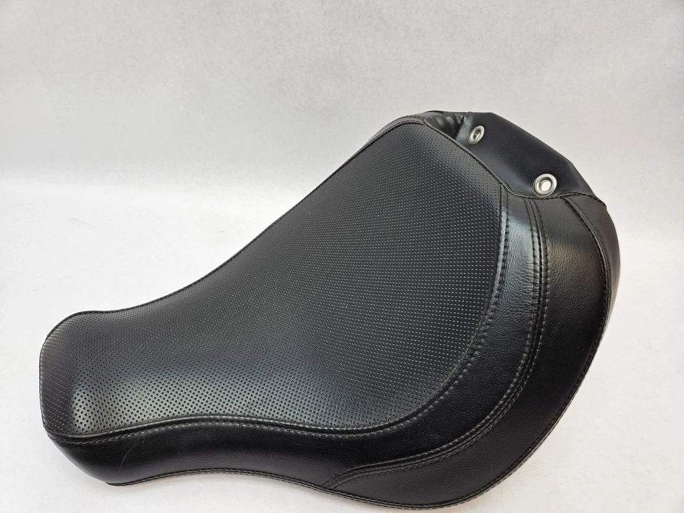 Genuine Harley Davidson Heritage Softail Classic Black Solo Seat 1822 G3D Foto 2 de 4