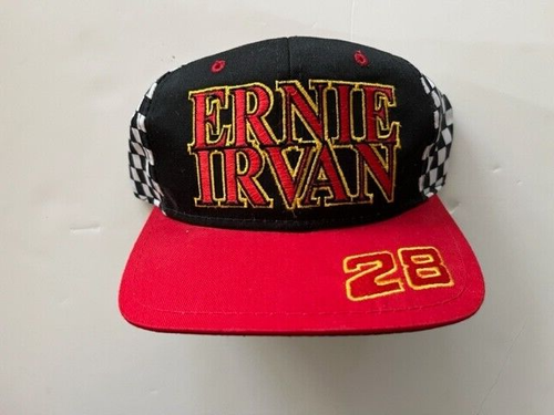 T-shirt Vintage Nike Earnie Irvan Racing N°28, Noir, Taille L - Très Bon état