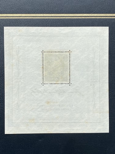 GERMAN ALLIED ZONES RUSSIAN ZONE GENERAL ISSUE 1949 GOETHE Birth Cent Mini Sheet - Picture 3 of 3