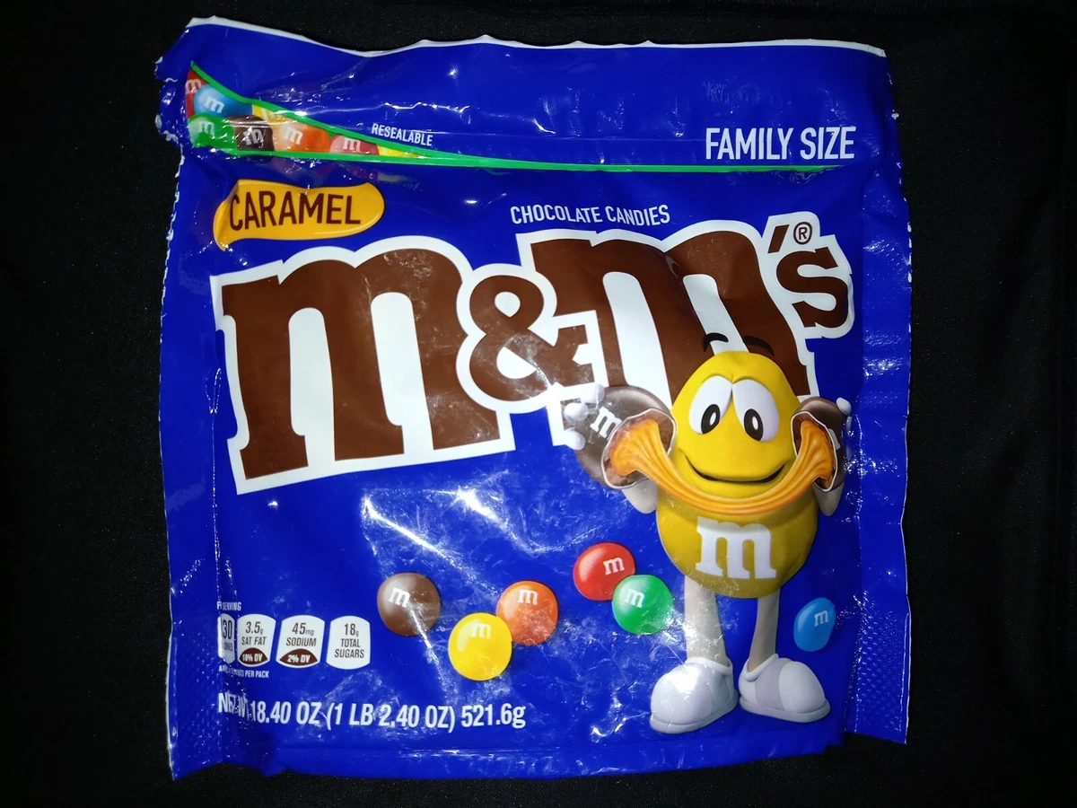 488.8g Huge Family Size Caramel M&Ms MNMs American Chocolate Candy  Sweets Treats