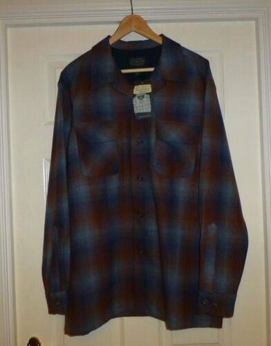 トップス 70s PENDLETON \"made in usa\" BOARD shirts Pendleton 70s Vintage Wool Board Shirt L Made in USA Used No