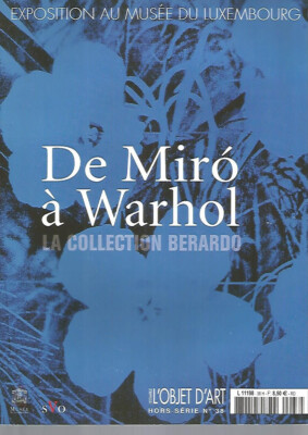 DAS KUNSTOBJEKT HS NR. 38 - VON MIRO BIS WARHOL - DIE BERARDO SAMMLUNG