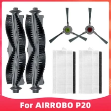 For AIRROBO P20 Robot Vacuum Cleaner Main/Side Brush Filters Replacement Parts