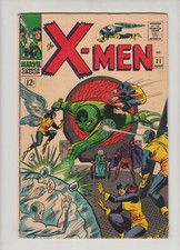 X-MEN #21 VG 4.0 MARVEL COMICS 1966