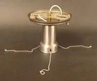 Steel Bead Chain Ceiling Light Fixture Hardware Set For 3 Hole Glass Shade #510S