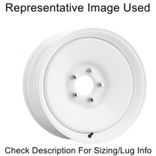 U.s. Wheel 66-88501 Rim 66 Series Rat Rod Bright White 17x8 Size Each New